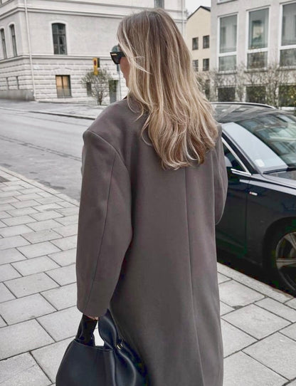 Valentina Oversized Coat™ – Luxury Double-Breasted Coat with Oversized Cut | Becker's Amsterdam