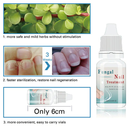 Nail Serum for Foot Care and Fungus Removal Gel 
