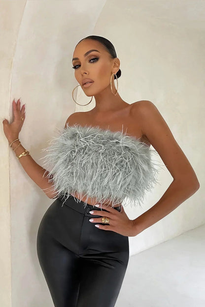 Featherlight Muse Top™ – Luxury Feather Top Women | Becker's Amsterdam