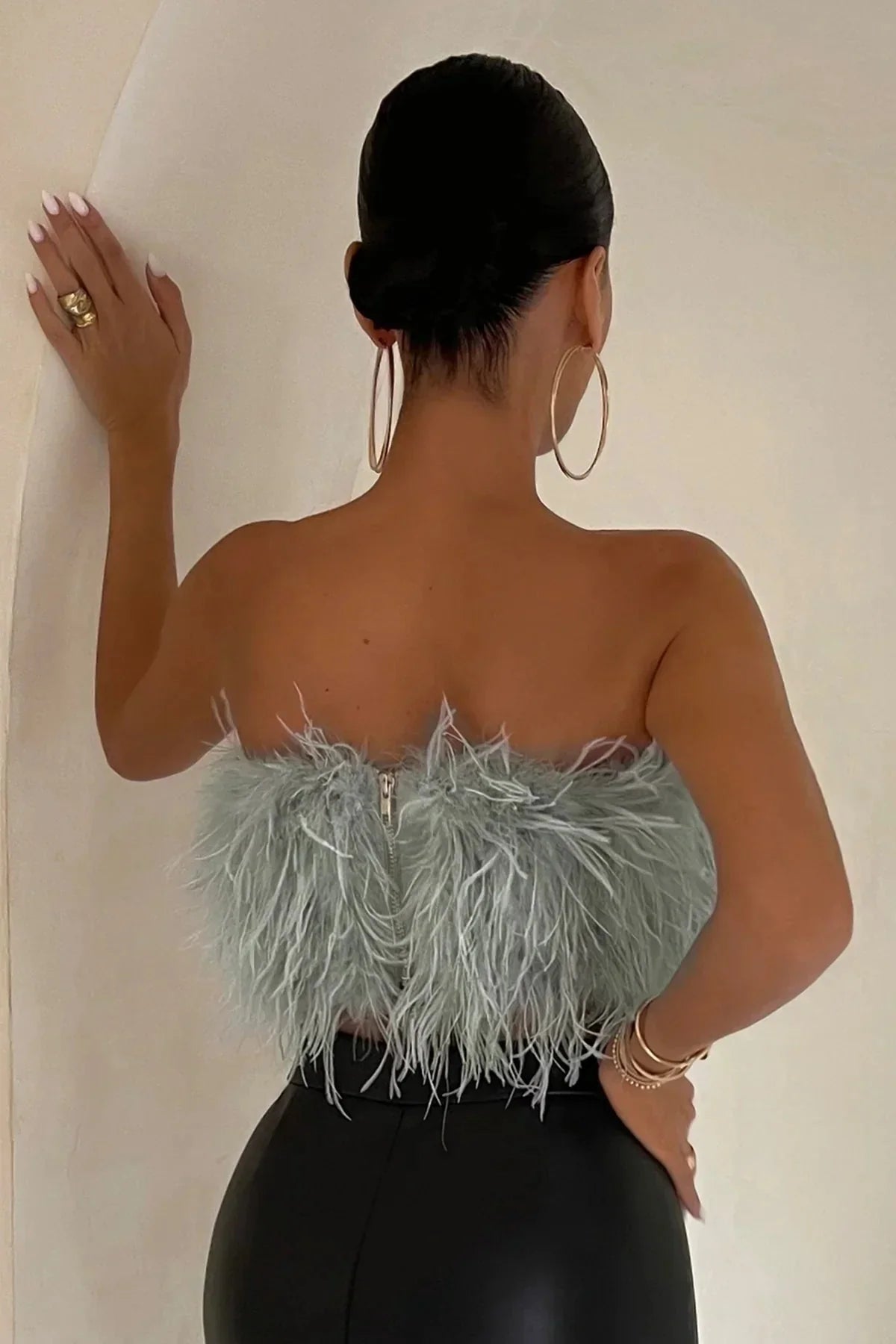 Featherlight Muse Top™ – Luxury Feather Top Women | Becker's Amsterdam