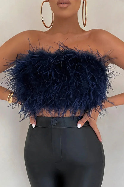Featherlight Muse Top™ – Luxury Feather Top Women | Becker's Amsterdam