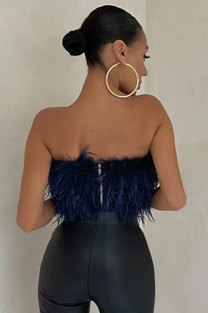Featherlight Muse Top™ – Luxury Feather Top Women | Becker's Amsterdam