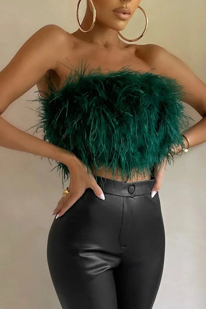 Featherlight Muse Top™ – Luxury Feather Top Women | Becker's Amsterdam