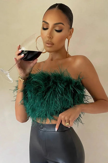 Featherlight Muse Top™ – Luxury Feather Top Women | Becker's Amsterdam