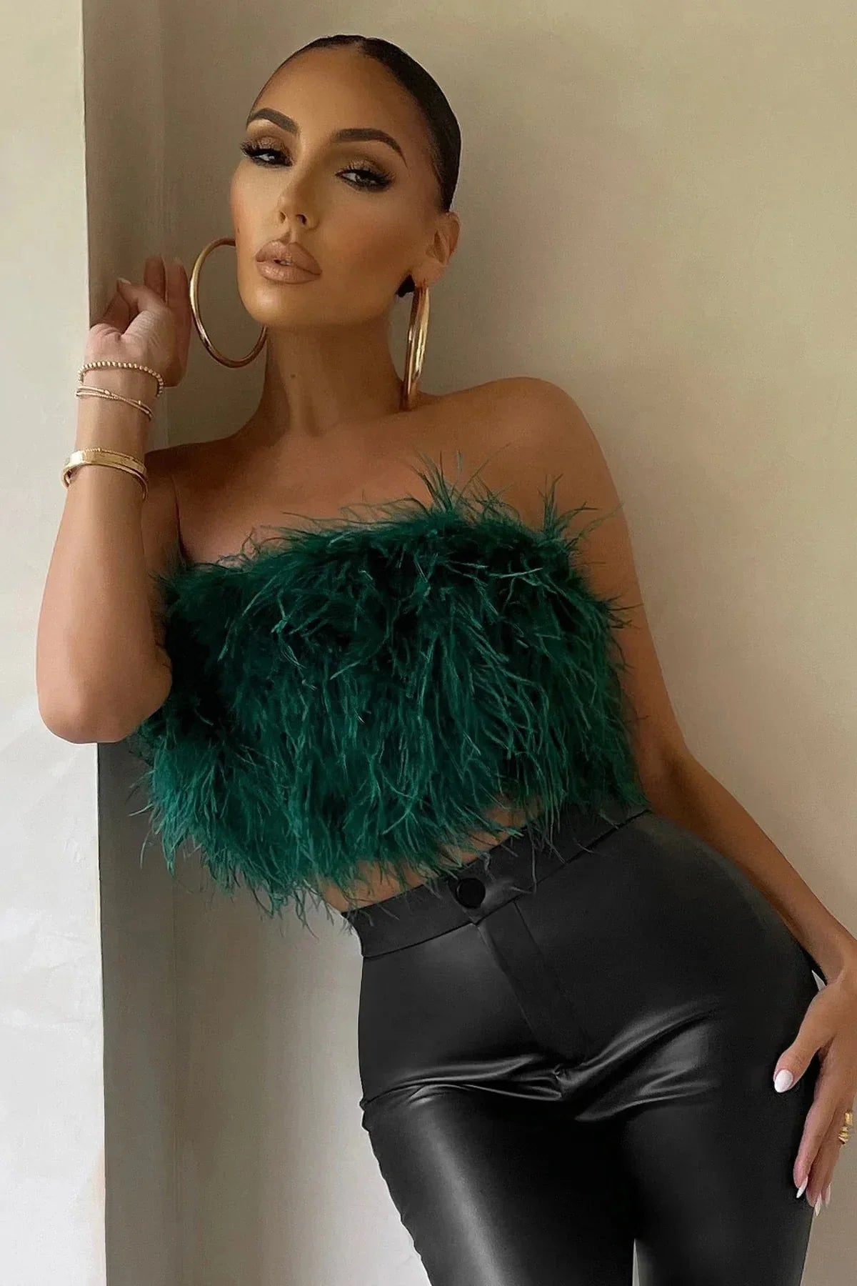 Featherlight Muse Top™ – Luxury Feather Top Women | Becker's Amsterdam