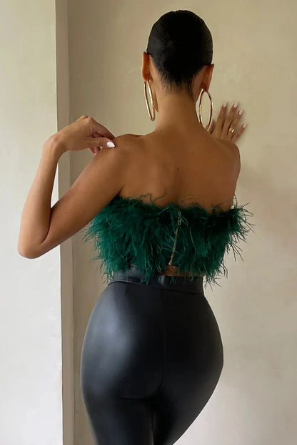 Featherlight Muse Top™ – Luxury Feather Top Women | Becker's Amsterdam