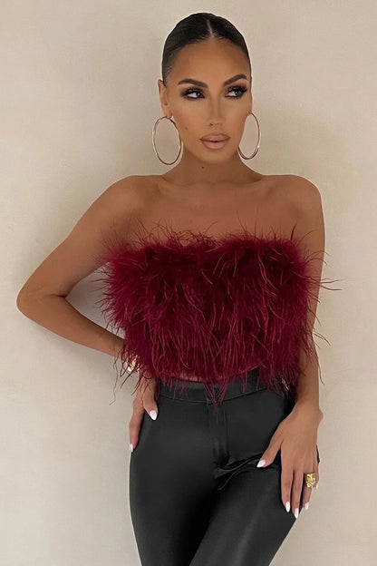 Featherlight Muse Top™ – Luxury Feather Top Women | Becker's Amsterdam