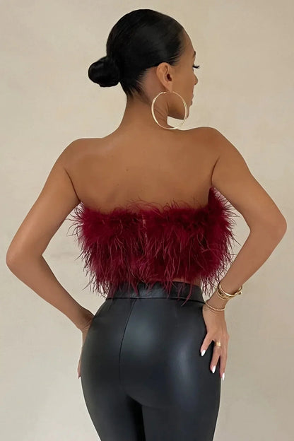 Featherlight Muse Top™ – Luxury Feather Top Women | Becker's Amsterdam