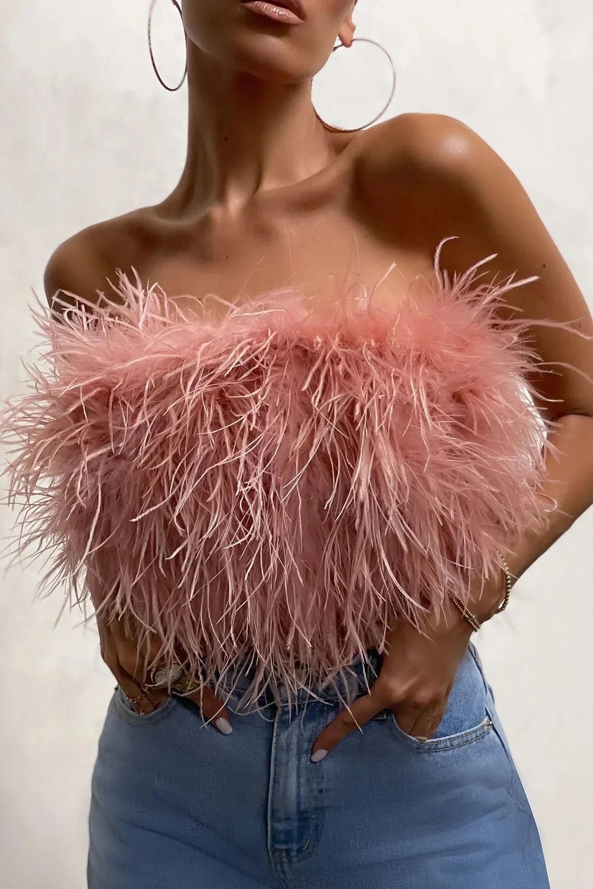 Featherlight Muse Top™ – Luxury Feather Top Women | Becker's Amsterdam