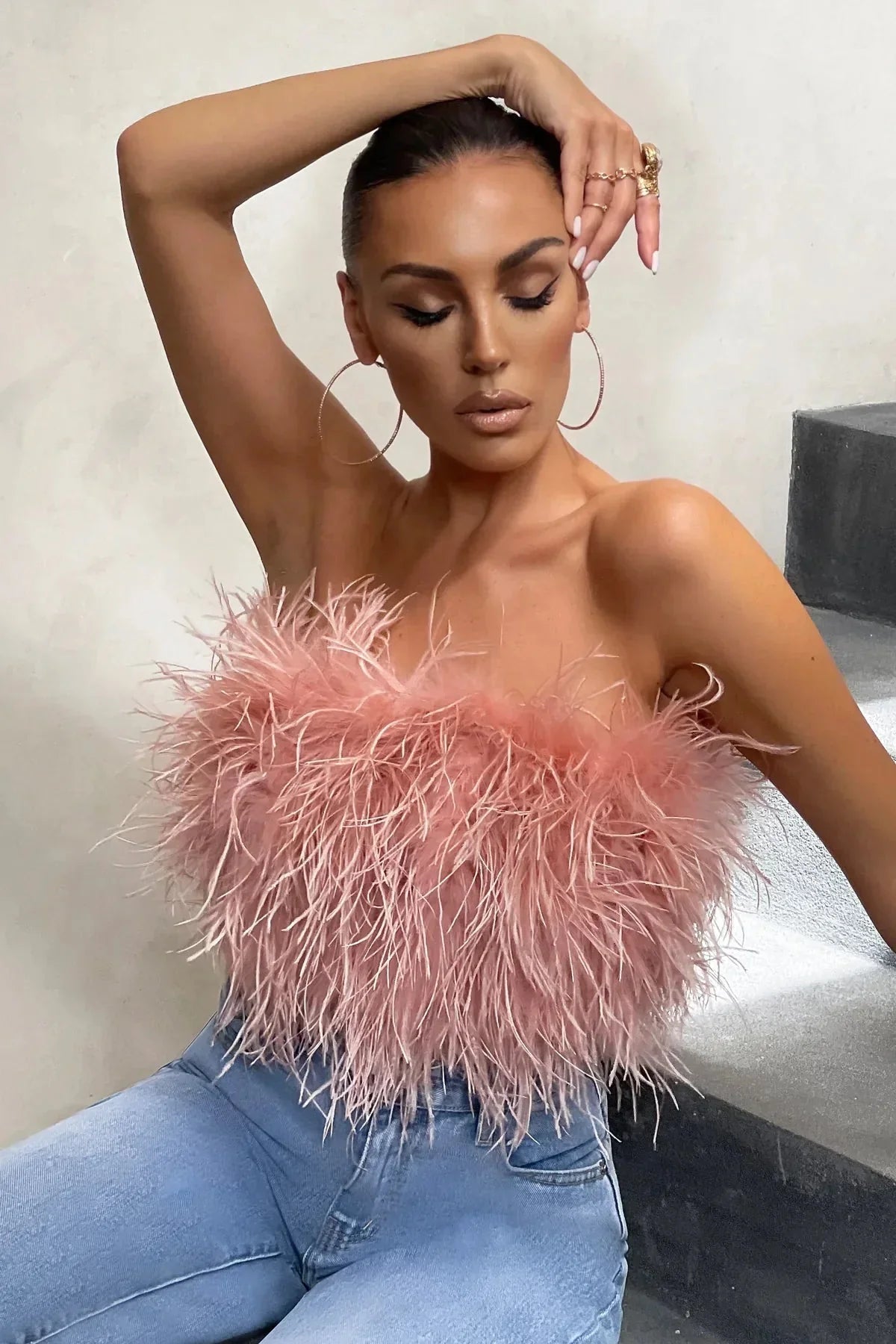 Featherlight Muse Top™ – Luxury Feather Top Women | Becker's Amsterdam