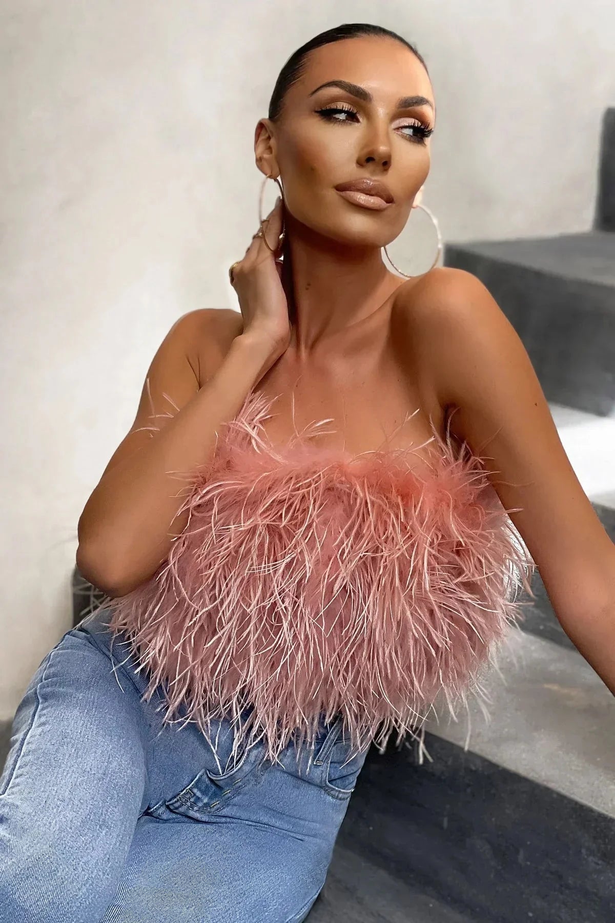 Featherlight Muse Top™ – Luxury Feather Top Women | Becker's Amsterdam