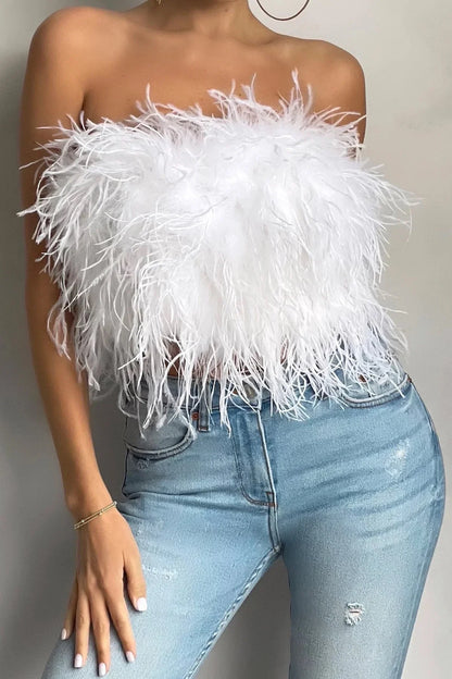 Featherlight Muse Top™ – Luxury Feather Top Women | Becker's Amsterdam