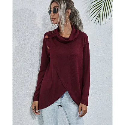 Becker's Amsterdam™ - Innsbruck Dames Sweater Met Zijwaartse Knoopsluiting