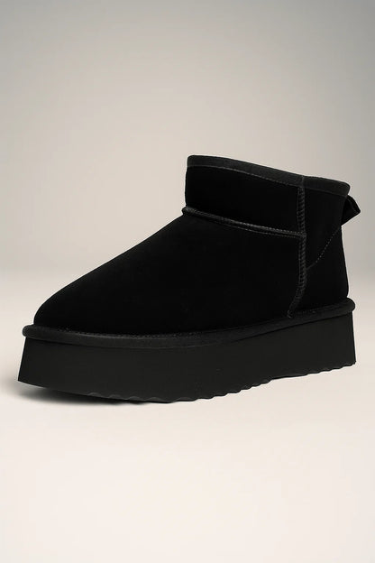 Luxe zwarte enkellaars dames – Noir Grace Boots™