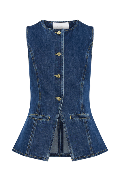 Denim Muse Co-ord™ – Two-Piece Denim Set with Top &amp; Shorts | Becker's Amsterdam