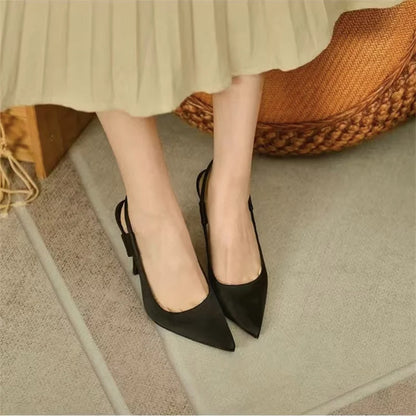 Mavelle | Pumps eleganti cu slingback cu vârf ascuțit pentru femei