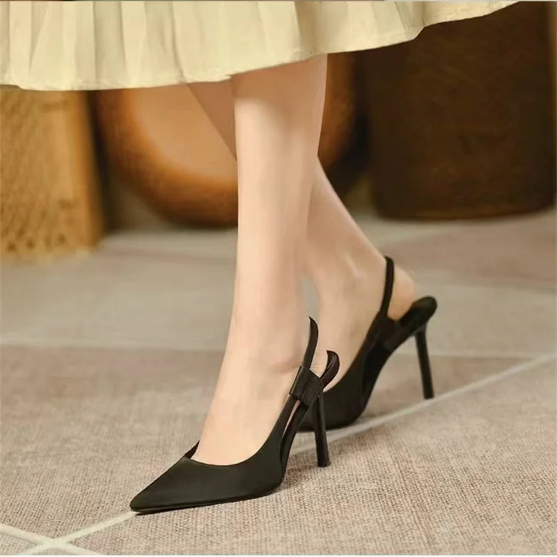 Mavelle | Pumps eleganti cu slingback cu vârf ascuțit pentru femei