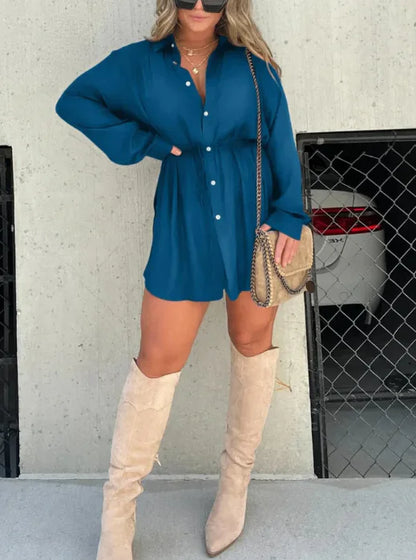 Becker's Amsterdam™ - Oslo Modieuze Jumpsuit Playsuit Med Långa Ärmar