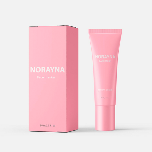 Norayna Koreaans collageen gezichtsmasker – verpakking en applicatie voor intense hydratatie en glow | Becker’s Amsterdam