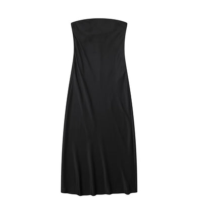 Maxi obleka Celina Bandeau – eleganten poletni slog brez naramnic | Beckerjev Amsterdam