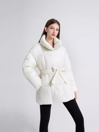 Vivienne Bow Coat™ – Women's Winter Coat with Tie Closure | Becker's Amsterdam