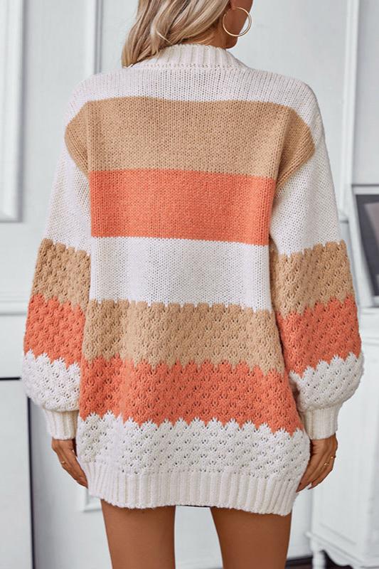 Harlequin Stripe Cardigan – Colored Knitted Vest | Becker's Amsterdam