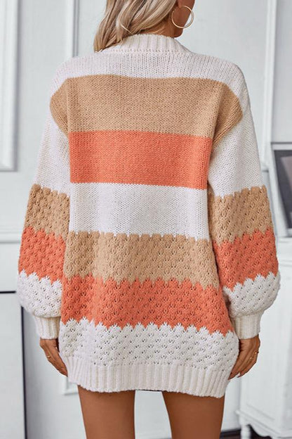 Harlequin Stripe Cardigan – Colored Knitted Vest | Becker's Amsterdam