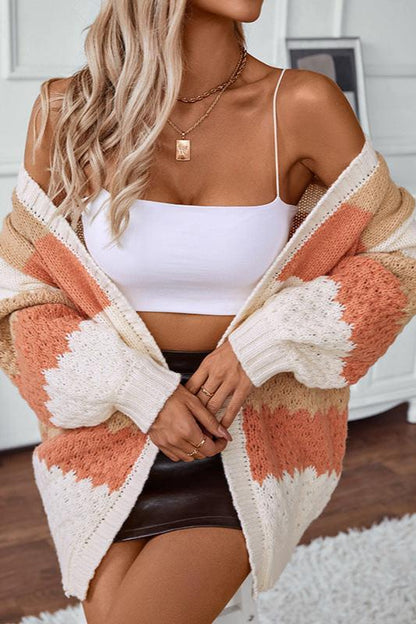Harlequin Stripe Cardigan – Colored Knitted Vest | Becker's Amsterdam