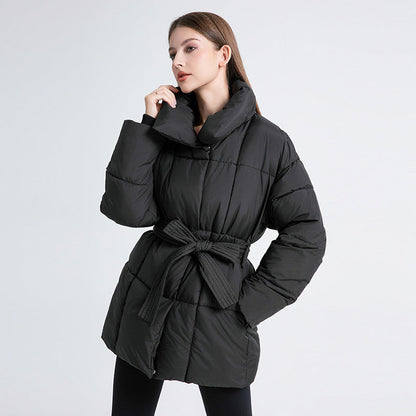 Vivienne Bow Coat™ – Women's Winter Coat with Tie Closure | Becker's Amsterdam