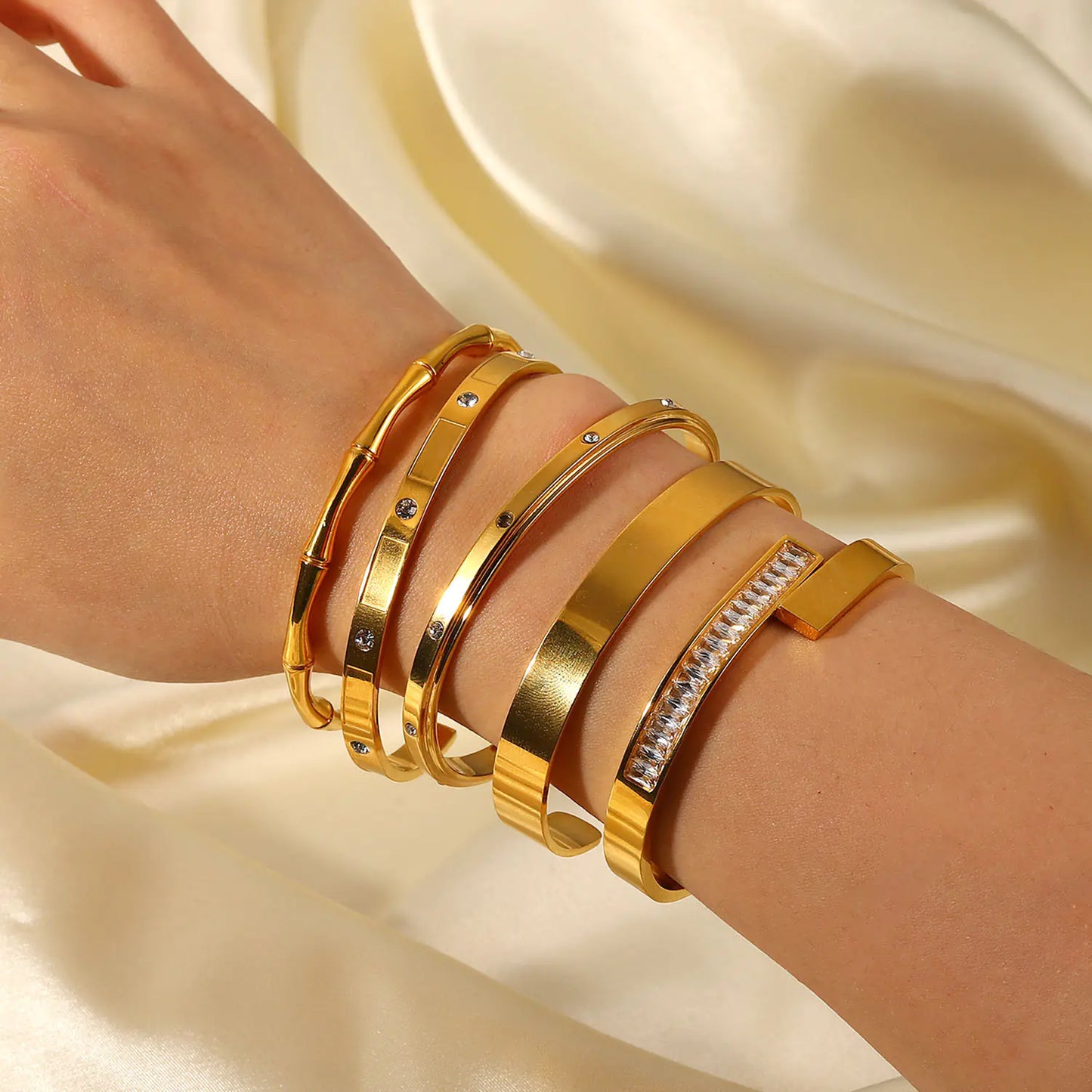 Beckers Amsterdam™ - Ohrid Guld Färgad Armband Av Rostfritt Stål