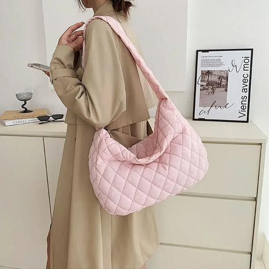 Tote Zachte Schoudertas Roze