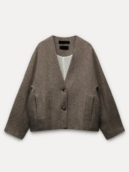 Sera Oversized Silhouette Blazer | Minimalistisk design – komfort og stil