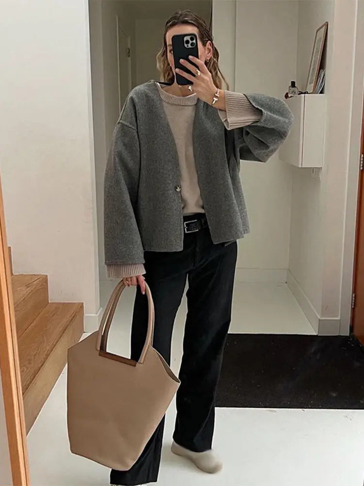 Sera Oversized Silhouette Blazer | Minimalistisk design – komfort og stil
