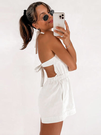 Nava™ Jumpsuit – 100% Cotton High-Waist Summer Look | Becker's Amsterdam™