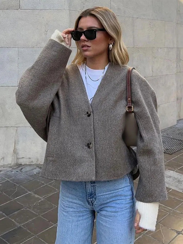 Sera Oversized Silhouette Blazer | Minimalistisk design – komfort og stil