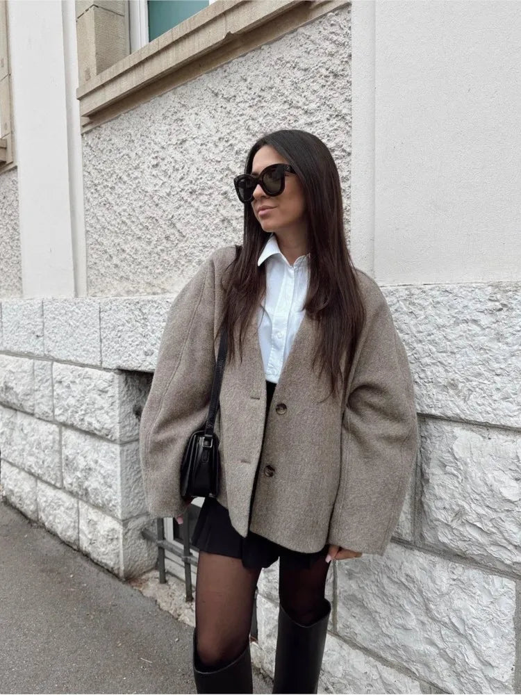 Sera Oversized Silhouette Blazer | Minimalistisk design – komfort og stil