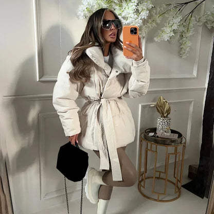 Becker's Amsterdam ™, giacca da donna imbottita Aurélie -Elegante cappotto invernale con slim fit | Becker Amsterdam