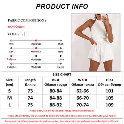 Nava™ Jumpsuit – 100% Cotton High-Waist Summer Look | Becker's Amsterdam™