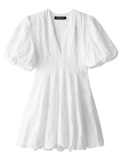 Becker's Amsterdam™ - Capri White Flannel Summer Dress