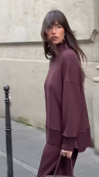 Calina pleteni set – Elegantni udobni ženski set | Beckerov Amsterdam