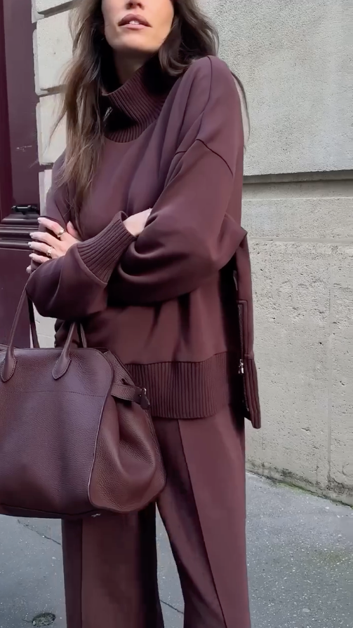 Calina pleteni set – Elegantni udobni ženski set | Beckerov Amsterdam