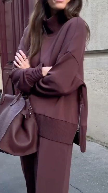 Calina pleteni set – Elegantni udobni ženski set | Beckerov Amsterdam