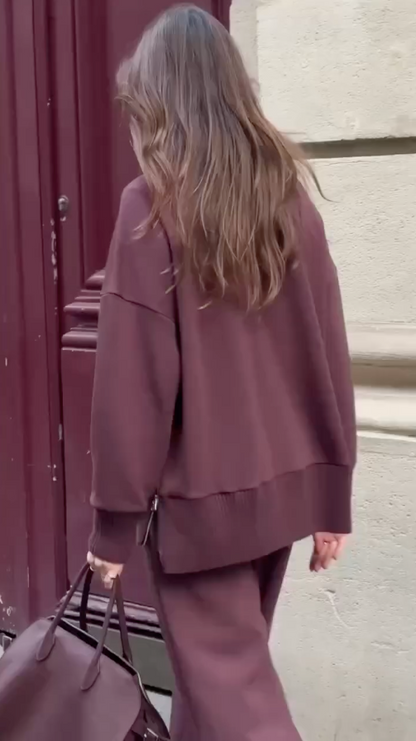 Calina pleteni set – Elegantni udobni ženski set | Beckerov Amsterdam