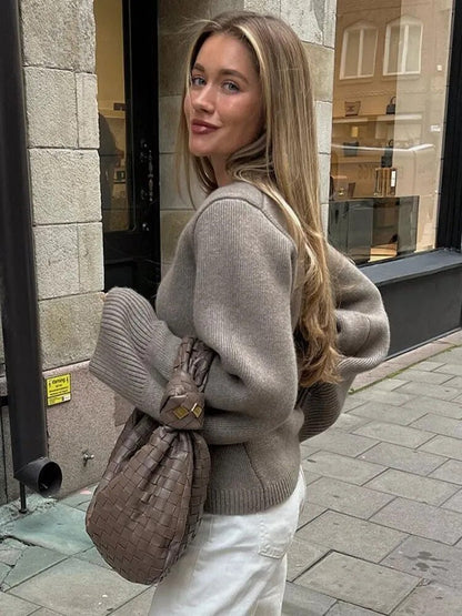 Jopica Monteluce – pletena jopica iz mešanice volne | Beckerjev Amsterdam