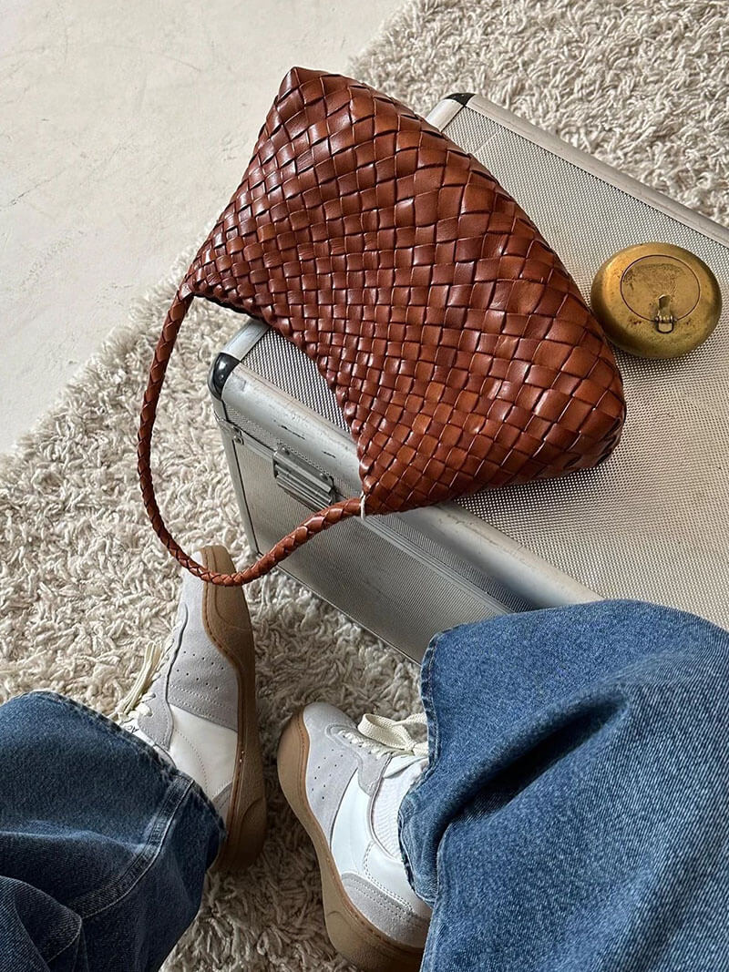 Liese Geflochtene Umhängetasche – Elegantes Design &amp; bequemer Riemen