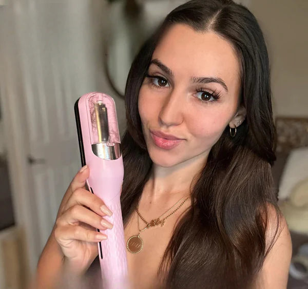 "Trimhair™ haarverzorgingstool in roze kleur"