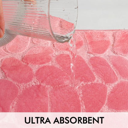 Veilige douchemat roze – antislip badmat 40x60 cm voor dagelijks gebruik