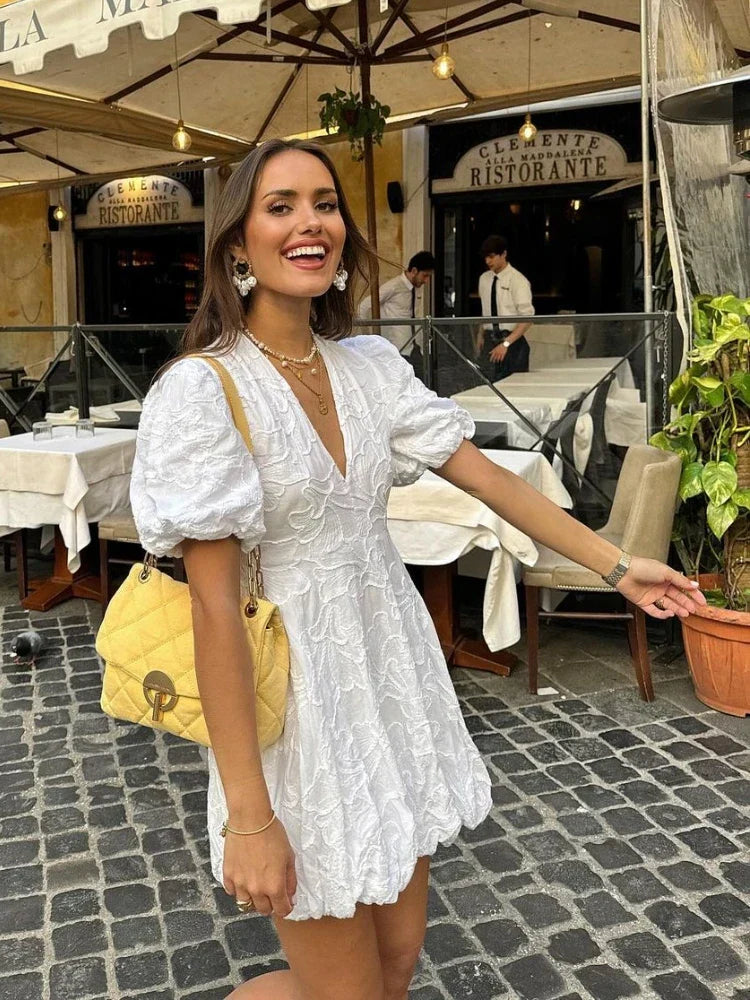White Summer Dress Summer Dress White Holiday Dress