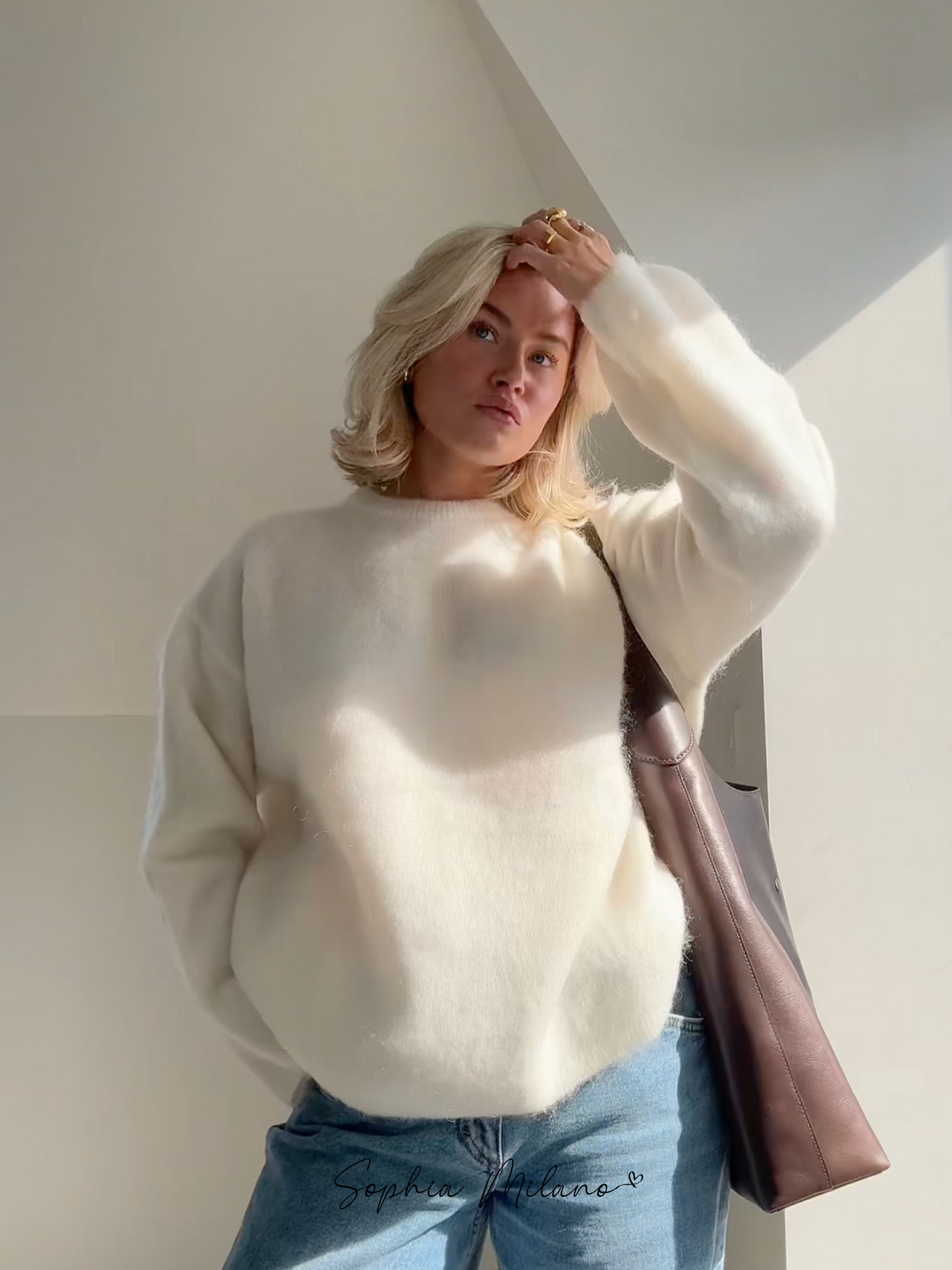 Blush Knit Cloud™ – Oversize-Strickpullover für Damen | Gemütliche Strickwaren Becker's Amsterdam