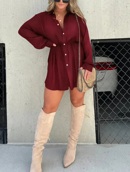 Becker's Amsterdam™ - Oslo Modieuze Jumpsuit Playsuit Med Långa Ärmar